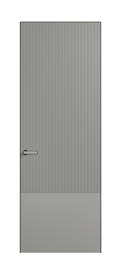 Межкомнатная дверь Вельвет АКП 8203 Матовый нейтральный серый. Цена 70469  | Volhovec