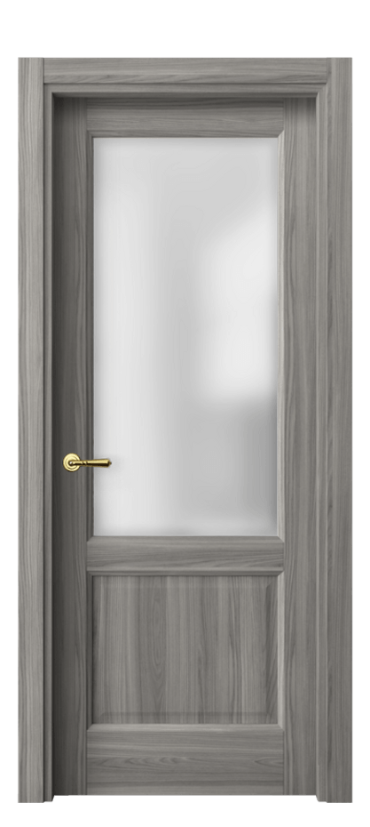 Межкомнатная дверь Галант 1422 Имбирный ясень Сатинированное стекло Цена 45980 сом | Volhovec