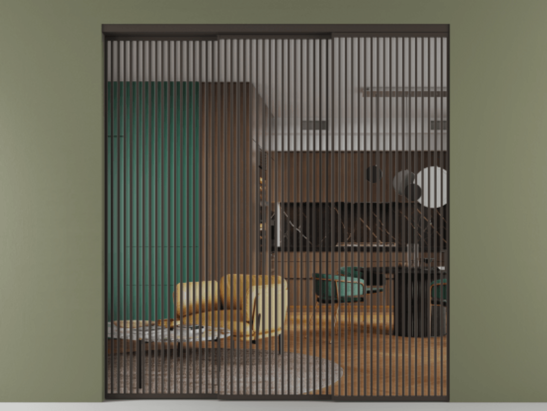 Перегородка Formato внутри проёма телескопик синхро-2 #VENDORCODE# #FURNISH# #GLASS# Цена #PRICE# #CURRENCY#  | Volhovec