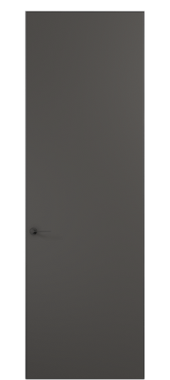 Дверь межкомнатная АКУ 0010 ПЭГФ. Цвет ПЭТ графитовый. Материал ПЭТ. Коллекция Планум Про. Картинка.