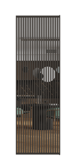 Межкомнатная дверь АЛПЛ040.07 Crystalvision ААН. Цвет Алюминий антрацит. Материал Алюминий в эмали. Коллекция Формато. Фото. Дверь межкомнатная АЛПЛ040.07 Crystalvision ААН. Цвет Алюминий антрацит. Материал Алюминий в эмали. Коллекция Формато. Картинка.