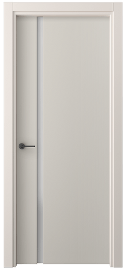 Дверь межкомнатная 4222 ПЭСС САТ. Цвет ПЭТ светло-серый. Материал ПЭТ. Коллекция Фридом. Картинка.
