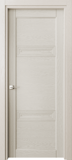 Дверь межкомнатная 6111 ДОС. Цвет Дуб облачный серый. Материал Массив дуба эмаль. Коллекция Эго. Картинка.