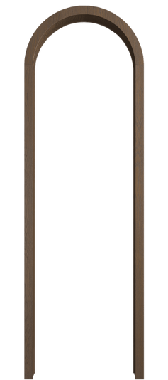 Дверь межкомнатная Арка ДТМ.М. Цвет Дуб туманный матовый. Материал Массив дуба матовый. Коллекция Палаццо. Картинка.