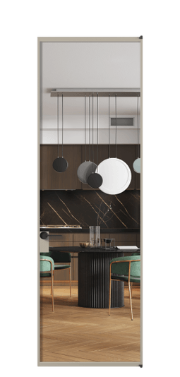 Межкомнатная дверь АЛПЛ040.01 Crystalvision АБСК. Цвет Алюминий бисквитный. Материал Алюминий в эмали. Коллекция Формато. Фото. Дверь межкомнатная АЛПЛ040.01 Crystalvision АБСК. Цвет Алюминий бисквитный. Материал Алюминий в эмали. Коллекция Формато. Картинка.