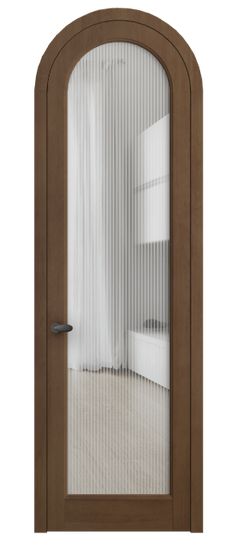 Дверь межкомнатная 6814 БТМ MORU. Цвет Бук тёмный матовый. Материал Массив бука матовый. Коллекция Палаццо. Картинка.