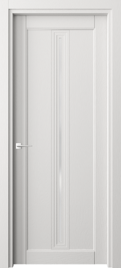 Дверь межкомнатная 6123 ДССР САТ. Цвет Дуб светло-серый. Материал Массив дуба эмаль. Коллекция Эго. Картинка.