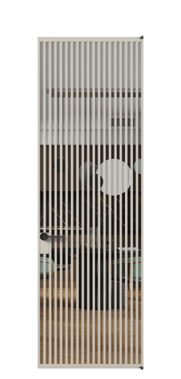 Межкомнатная дверь АЛПЛ040.07 Crystalvision АСБЖ. Цвет Алюминий светло-бежевый. Материал Алюминий в эмали. Коллекция Формато. Фото. Дверь межкомнатная АЛПЛ040.07 Crystalvision АСБЖ. Цвет Алюминий светло-бежевый. Материал Алюминий в эмали. Коллекция Формато. Картинка.