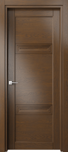 Дверь межкомнатная 6111 ДКР. Цвет Дуб королевский. Материал Массив дуба. Коллекция Эго. Картинка.