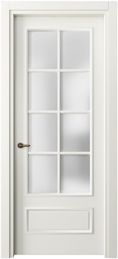Межкомнатная дверь 8112 МЖМ САТ. Цвет Матовый жемчужный. Материал Гладкая эмаль. Коллекция Париж. Фото. Дверь межкомнатная 8112 МЖМ САТ. Цвет Матовый жемчужный. Материал Гладкая эмаль. Коллекция Париж. Картинка.