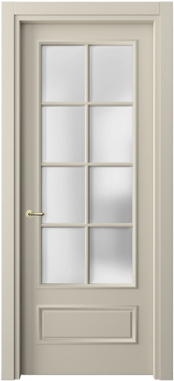 Межкомнатная дверь 8112 МБСР САТ. Цвет Матовый бежево-серый. Материал Гладкая эмаль. Коллекция Париж. Фото. Дверь межкомнатная 8112 МБСР САТ. Цвет Матовый бежево-серый. Материал Гладкая эмаль. Коллекция Париж. Картинка.