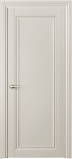 Дверь межкомнатная 2501 МОС. Цвет Матовый облачно-серый. Материал Гладкая эмаль. Коллекция Центро. Картинка.