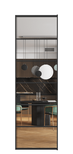 Межкомнатная дверь АЛПЛ040.04 Crystalvision ЧЕР. Цвет Алюминий Черный. Материал Алюминий. Коллекция Формато. Фото. Дверь межкомнатная АЛПЛ040.04 Crystalvision ЧЕР. Цвет Алюминий Черный. Материал Алюминий. Коллекция Формато. Картинка.