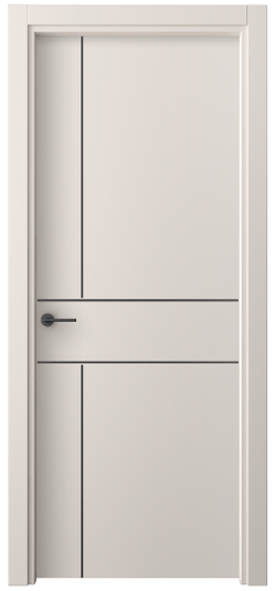 Дверь межкомнатная 4209 ПЭТБ. Цвет ПЭТ тёплый-белый. Материал ПЭТ. Коллекция Фридом. Картинка.