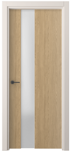 Дверь межкомнатная 4224 ЖМД САТ. Цвет Жемчужный дуб. Материал Ламинатин. Коллекция Фридом. Картинка.
