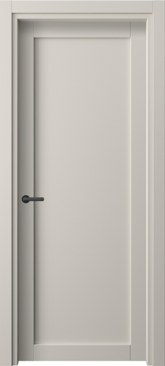 Дверь межкомнатная 2101 ПЭСС. Цвет ПЭТ светло-серый. Материал ПЭТ. Коллекция Нео. Картинка.