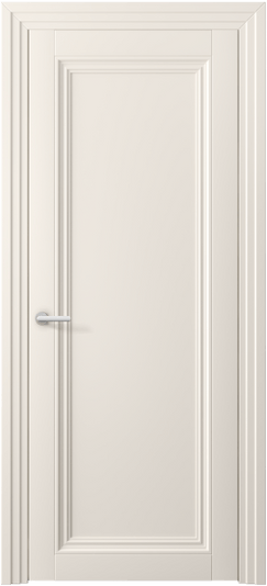Дверь межкомнатная 2501 ПЭКБ. Цвет ПЭТ кремово-белый. Материал ПЭТ. Коллекция Центро. Картинка.