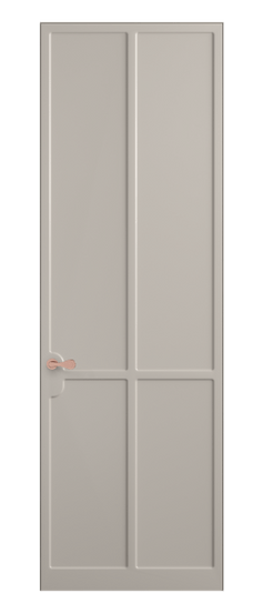 Дверь межкомнатная 7531 МСБЖ. Цвет Матовый светло-бежевый. Материал Гладкая эмаль. Коллекция Софтформ. Картинка.