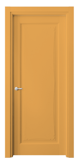 Дверь межкомнатная 6321 Пастельно-жёлтый RAL 1034. Цвет RAL Пастельно-жёлтый RAL 1034. Материал Гладкая эмаль. Коллекция Тоскана Элегантэ. Картинка.