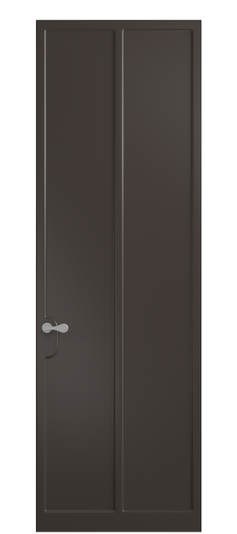 Дверь межкомнатная 7511 МАН. Цвет Матовый антрацит. Материал Гладкая эмаль. Коллекция Софтформ. Картинка.