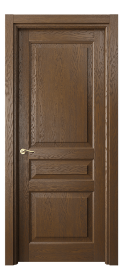 Дверь межкомнатная 0711 ДКР.Б. Цвет Дуб королевский брашированный. Материал Массив дуба брашированный. Коллекция Лигнум. Картинка.