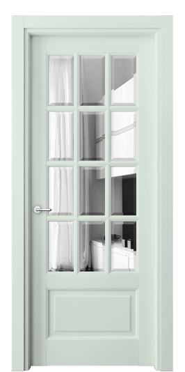Дверь межкомнатная 6313 NCS S 1005-B80G. Цвет NCS NCS S 1005-B80G. Материал Гладкая эмаль. Коллекция Тоскана Грильято. Картинка.