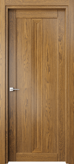 Дверь межкомнатная 6121 ДМД. Цвет Дуб медовый. Материал Массив дуба. Коллекция Эго. Картинка.