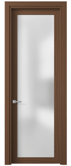 Дверь межкомнатная 2102 МШНЭКВ САТ. Цвет Экзотик винный матовый. Материал Мультишпон НатурВуд. Коллекция Планум. Картинка.