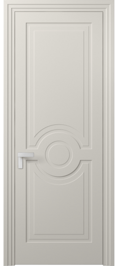 Дверь межкомнатная 8361 МОС. Цвет Матовый облачно-серый. Материал Гладкая эмаль. Коллекция Рокка. Картинка.