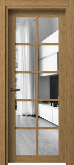 Дверь межкомнатная 2106 ГОР ДВ ЗЕР. Цвет Грецкий орех. Материал Ламинатин. Коллекция Нео. Картинка.