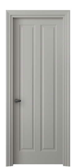 Дверь межкомнатная 8511 МНСР. Цвет Матовый нейтральный серый. Материал Гладкая эмаль. Коллекция Эссе. Картинка.