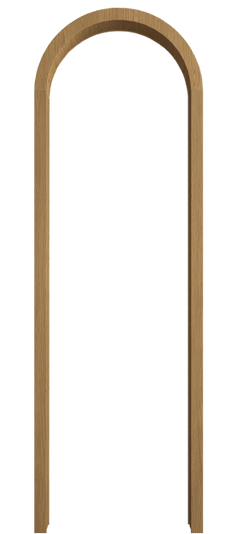 Дверь межкомнатная Арка ДСЛ.М. Цвет Дуб солнечный матовый. Материал Массив дуба матовый. Коллекция Палаццо. Картинка.