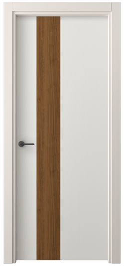 Дверь межкомнатная 4223 ПЭБЛ. Цвет ПЭТ белоснежный. Материал ПЭТ. Коллекция Фридом. Картинка.