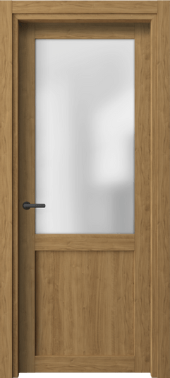 Дверь межкомнатная 2122 ГОР САТ. Цвет Грецкий орех. Материал Ламинатин. Коллекция Нео. Картинка.