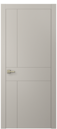 Дверь межкомнатная 8056 МСБЖ. Цвет Матовый светло-бежевый. Материал Гладкая эмаль. Коллекция Линия. Картинка.