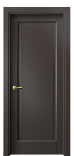 Дверь межкомнатная 1401 МАН. Цвет Матовый антрацит. Материал Гладкая эмаль. Коллекция Галант. Картинка.
