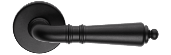 Ручки для дверей Ручка дверная Даниэла. Цвет Чёрный. Коллекция Даниэла. Картинка.