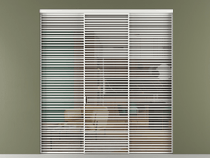 Перегородка Формато внутри проёма 3 створки