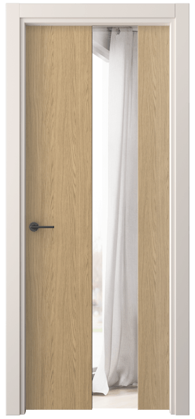 Дверь межкомнатная 4226 ЖМД ДВ ЗЕР. Цвет Жемчужный дуб. Материал Ламинатин. Коллекция Фридом. Картинка.