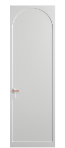 Дверь межкомнатная 7503 МБЛ. Цвет Матовый белоснежный. Материал Гладкая эмаль. Коллекция Софтформ. Картинка.